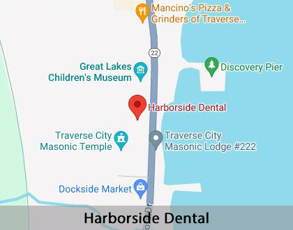 Map image for Kid Friendly Dentist in Traverse City, MI